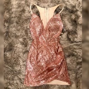 Rose Gold Glam Dress